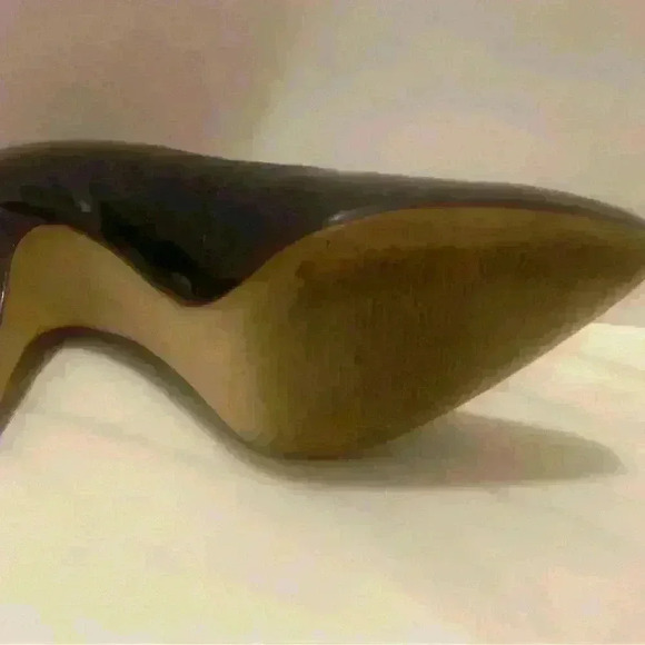 Navy Blue Patent Pumps - Picture 5 of 7